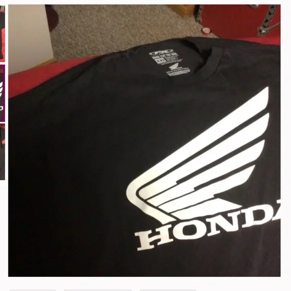 HONDA /FOX RACING tshirt - Picture 3 of 3